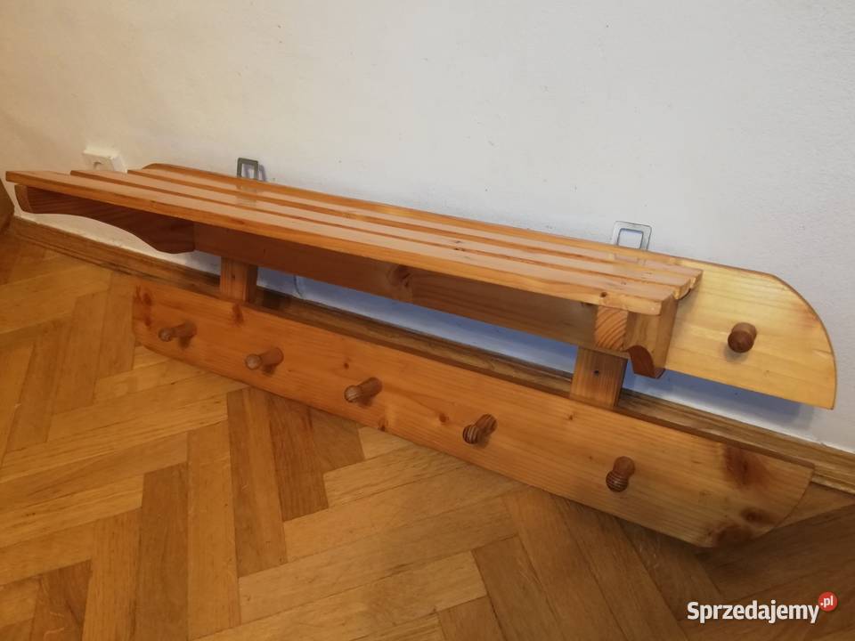 Wieszak sosnowy na ubrania Warszawa