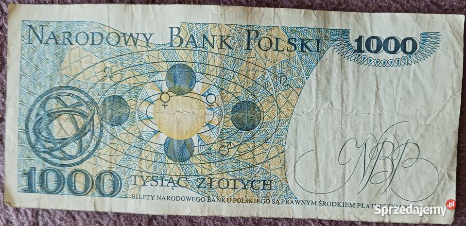 1000 M Kopernik seria 1VI1982 r Konin