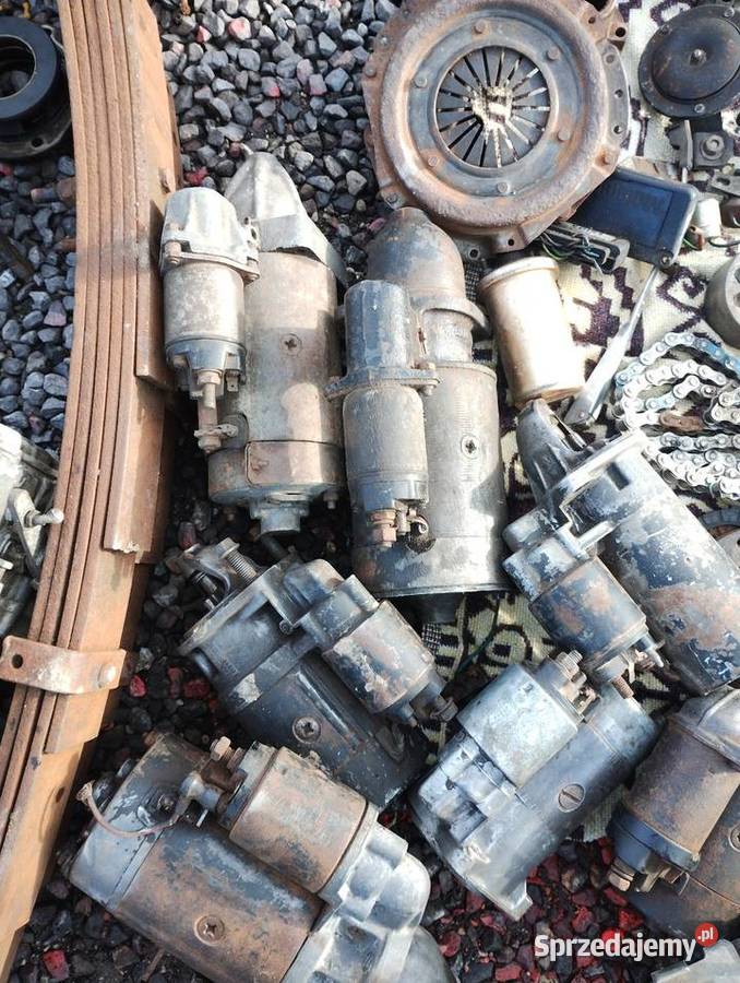Ofkupię rozruszniki alternatory silniki Układ elektryczny, zapłon Busko-Zdrój