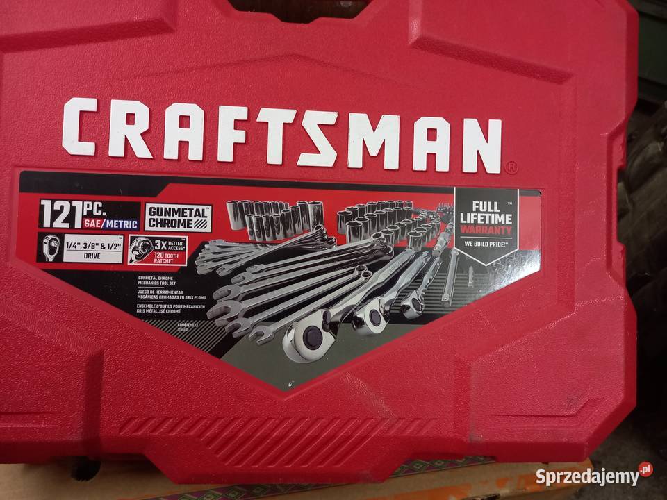 ZESTAW KLUCZY NASADOWYCH CRAFTSMAN NOWY Klucze