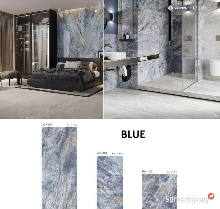 gres 120120 brazilian quartzite blue matowy gat1