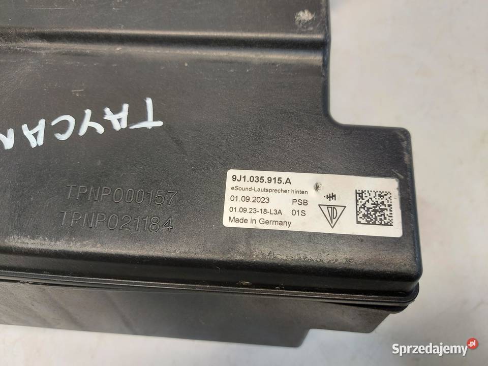 Porsche Taycan GTS 9J1 2023r Generator dźwięku