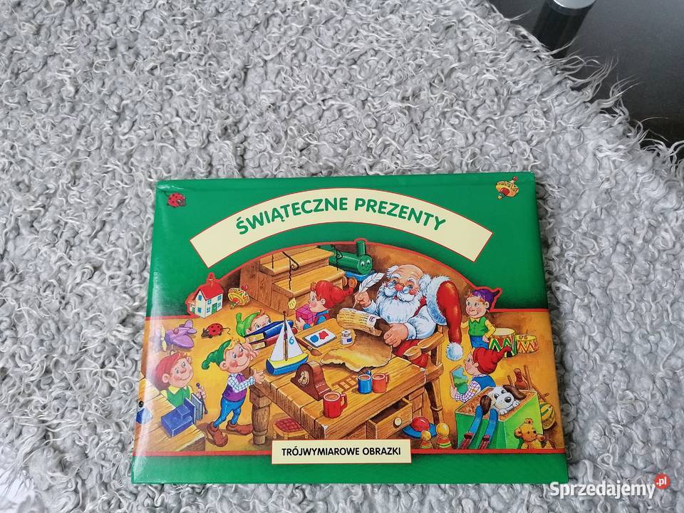 KSIĄŻECZKA ROZKŁADANKA 3D ŚWIĄTECZNE PREZENTY łódzkie Łódź