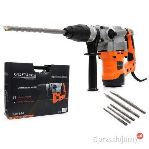 MŁOT UDAROWY MŁOTOWIERTARKA SDS KRAFTDELE model Wyrzeka