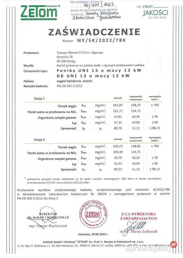 KOCIOŁ Węgiel 13 kW Klasa 5 Piece KOTŁY Drewno Toruń sprzedam