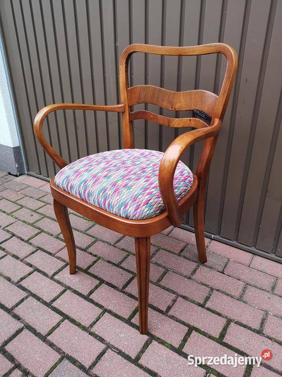 Stary Fotel Krzesło ARTDECO Gabinetowy Antyk Swarzędz sprzedam