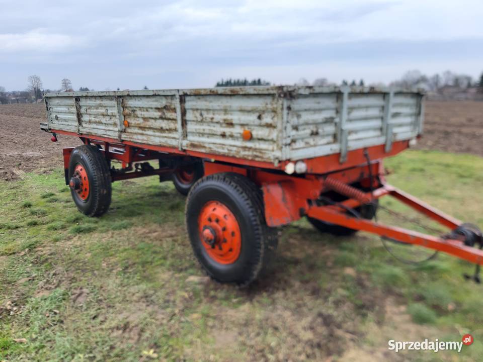 Przyczepa Autosan Sanok d50 6 ton Maszyny rolnicze mazowieckie sprzedam