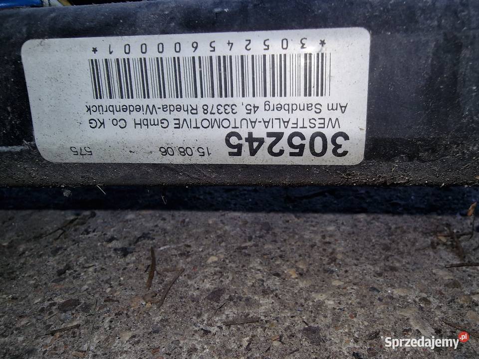 A6 C5 Belka haka westfalia z wiązka Bosal Wzmocnienia, belki i wsporniki Lubartów