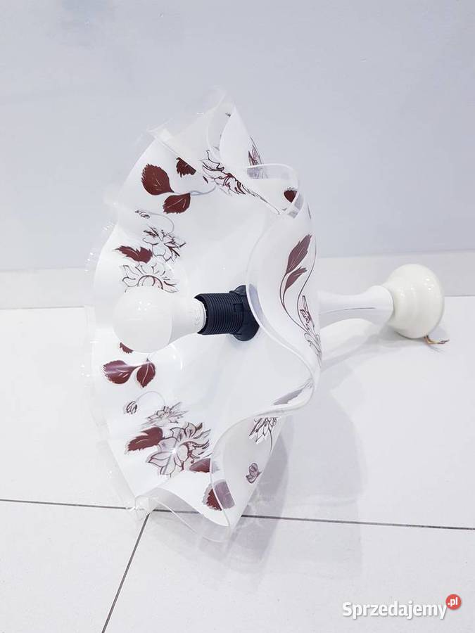 Lampa sufitowaakrylowa z żarówką E27 Lampy