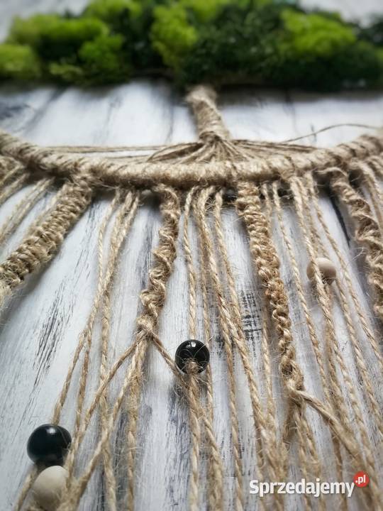 Makramowe drzewo z chrobotkiem łapacz snów Dekoracje i ozdoby sprzedam