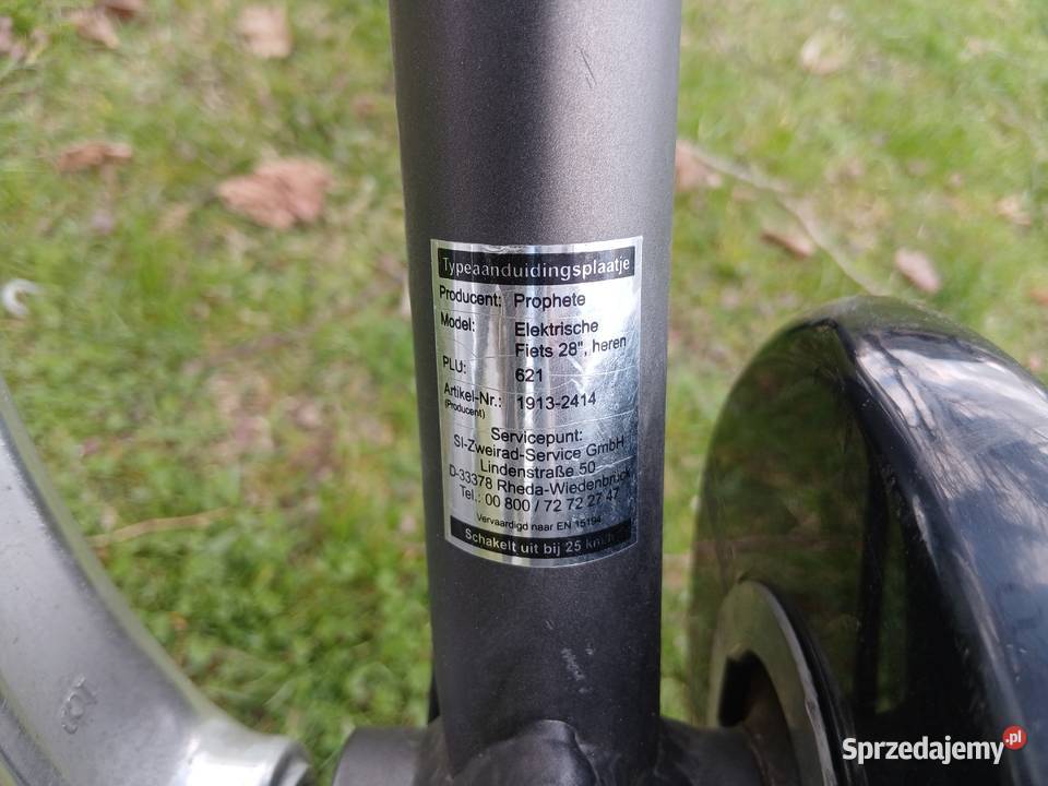 Solidny Męski Rower Elektryczny Manetka gazu Z podkarpackie Rzeszów