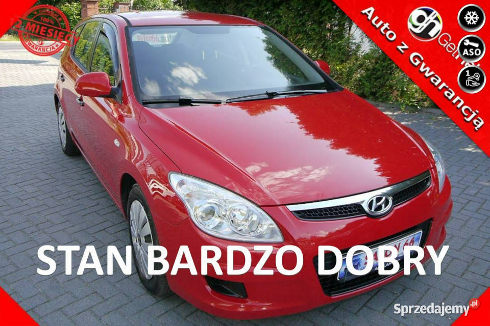Hyundai i30 2008rStan b bez rdzy i korozji serwisowany w ASO Częstochowa