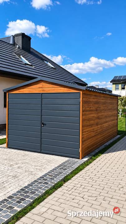 GARAŻ BLASZANY Garaże blaszane 3×5 m – ZŁOTY DĄB