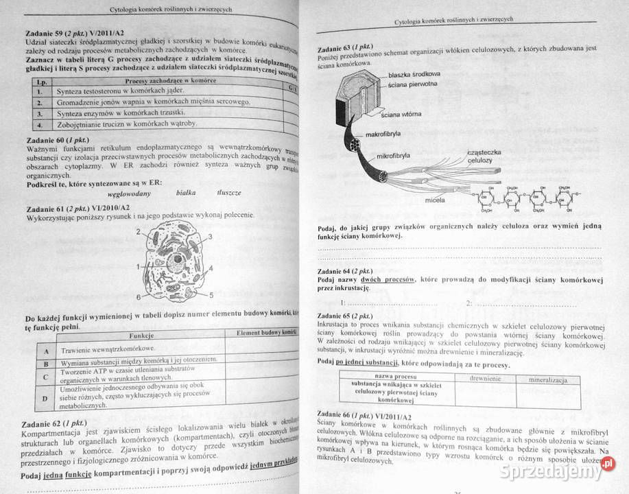 BiologiaTom 2 Zbiór zadań z odpowiedziami lubelskie Chełm