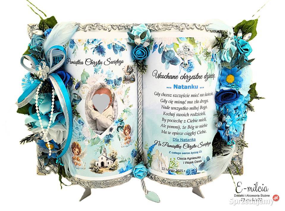 Księga Pamiątka z okazji Chrztu Świętego FB