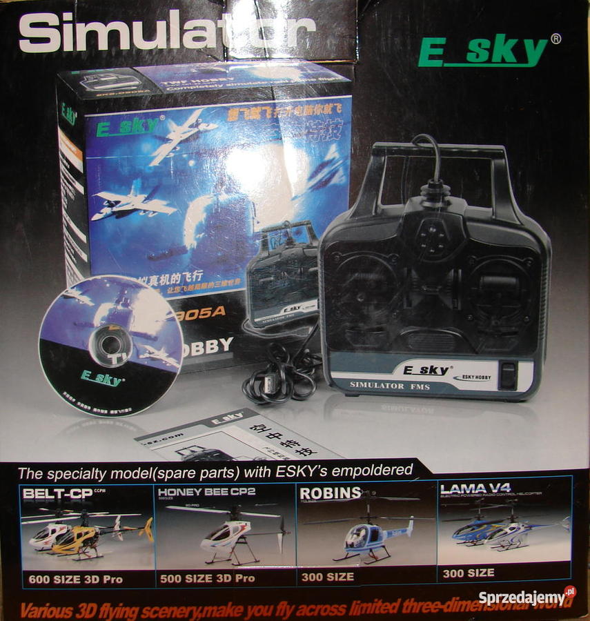 Helikopter ESky Symulator hobby kit