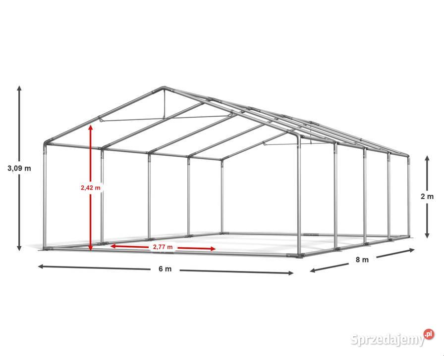 6x8x2m Namiot MAGAZYN ogrodowy imprezowy Jabłonna sprzedam