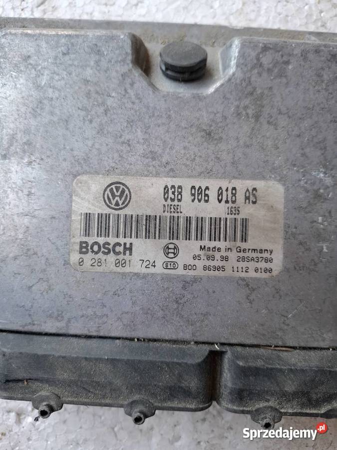 Komputer Sterownik Silnika Volkswagen Passat B5 Pozostałe Motoryzacja Wisznice