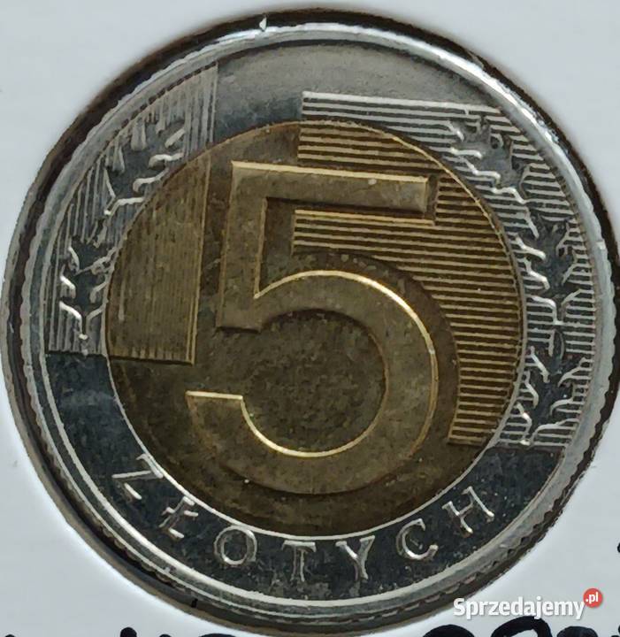 5 Złotych 2020 r 2 błąd mennicy Destrukt Numizmatyka Numizmatyka