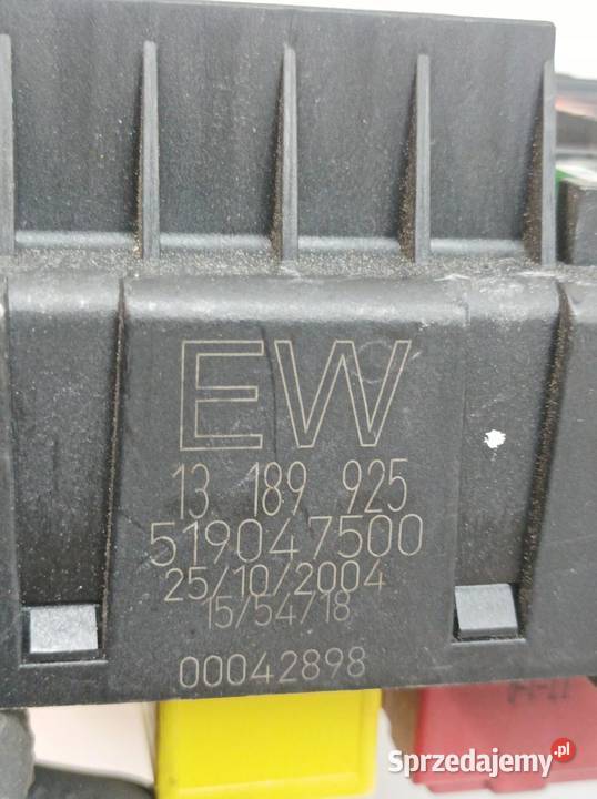 SKRZYNKA BEZPIECZNIKÓW 13189925 20 B 175 Opel