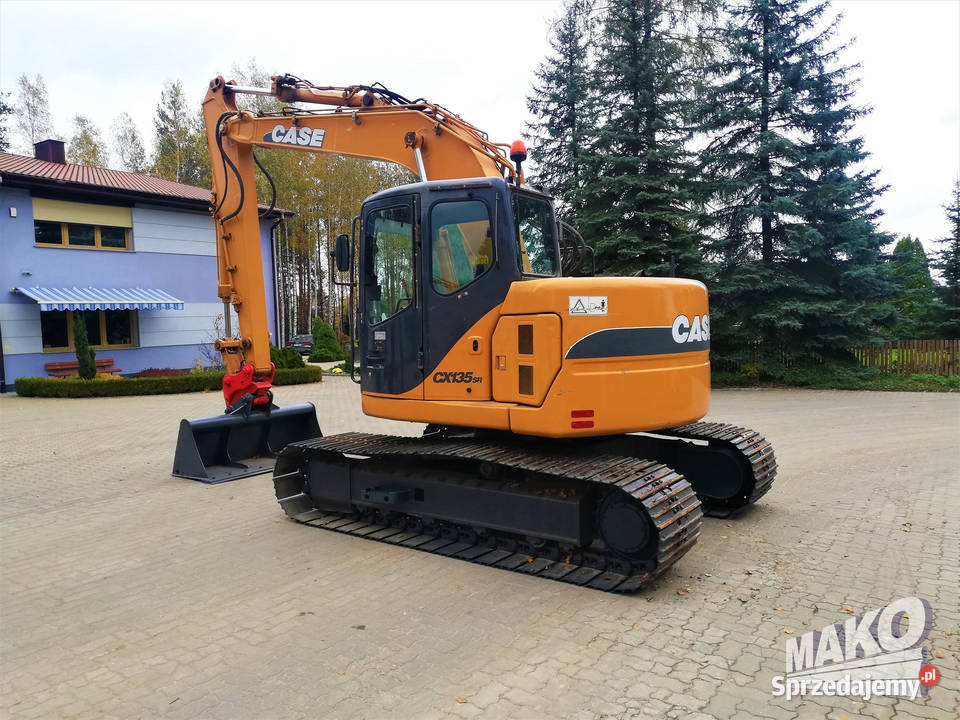 Koparka Gąsienicowa CASE CX135SR 2007r 15t 90 Koparki Ostrowiec Świętokrzyski