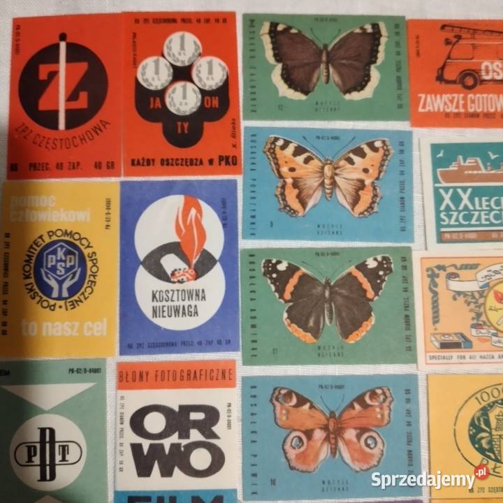etykiety zapałczane małopolskie sprzedam