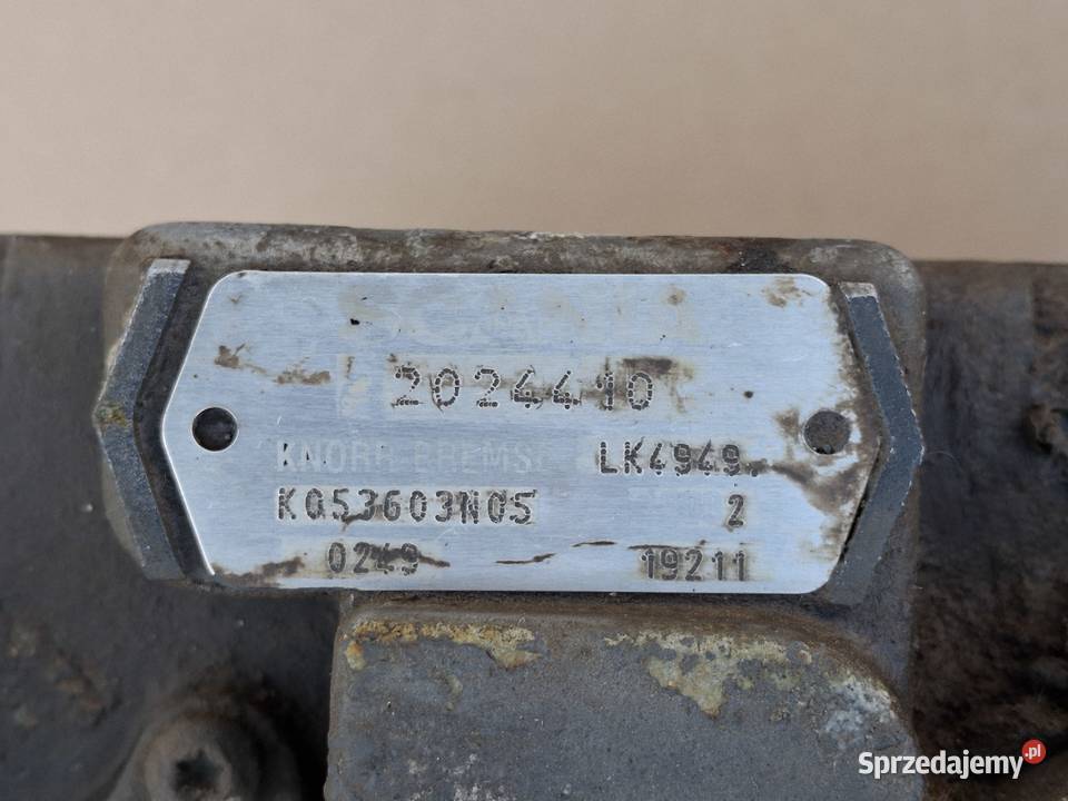 SCANIA R XPI SPRĘŻARKA POWIETRZA KOMPRESOR KNORR Bieleń sprzedam