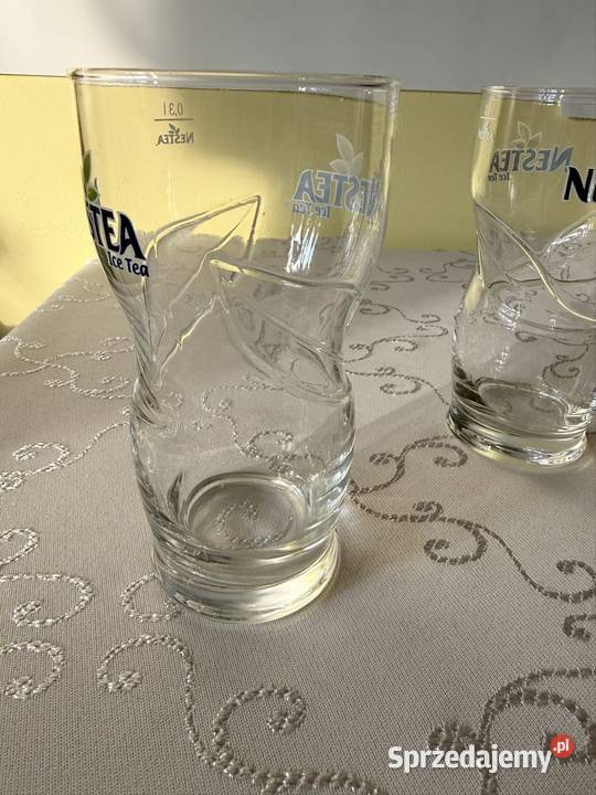 Szklanki Nestea Ice Tea 300 ml Oryginalne Logo Czerwionka-Leszczyny