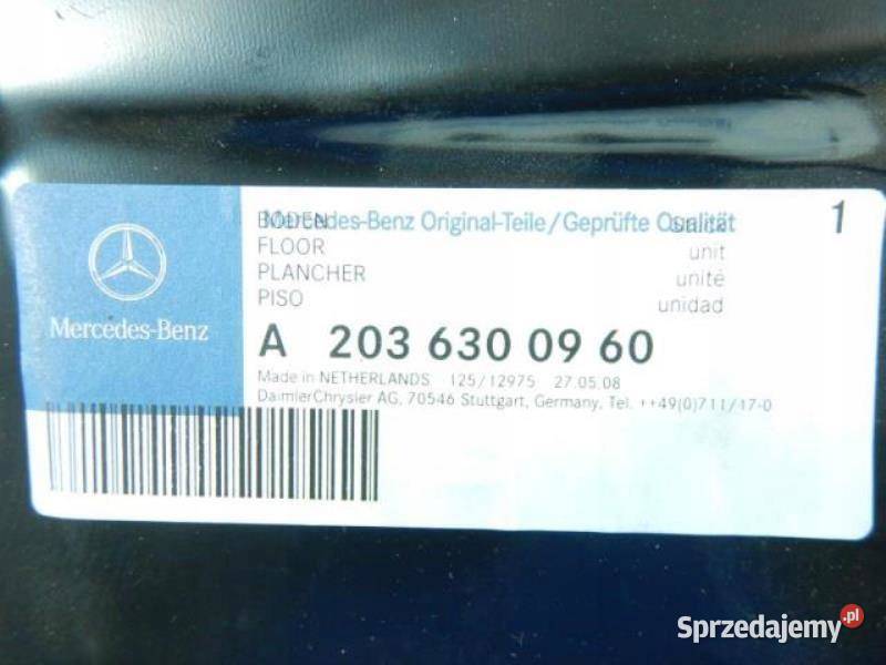 OSŁONA BŁOTNIKA LEWY TYŁ MERCEDES W203 ORYGINAŁ