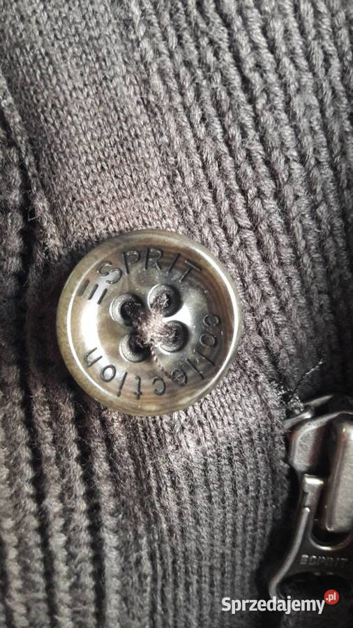 Sweter rozpinany Esprit Collection brązowy opolskie sprzedam