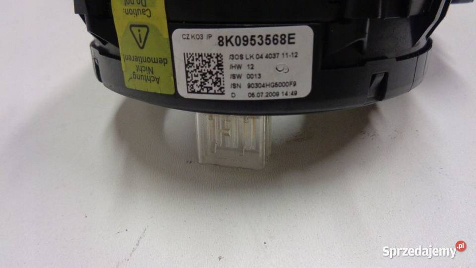TAŚMA ZWIJAK AIRBAG AUDI A4 B8 A5 8K0953568E Pozostałe Rakoniewice sprzedam