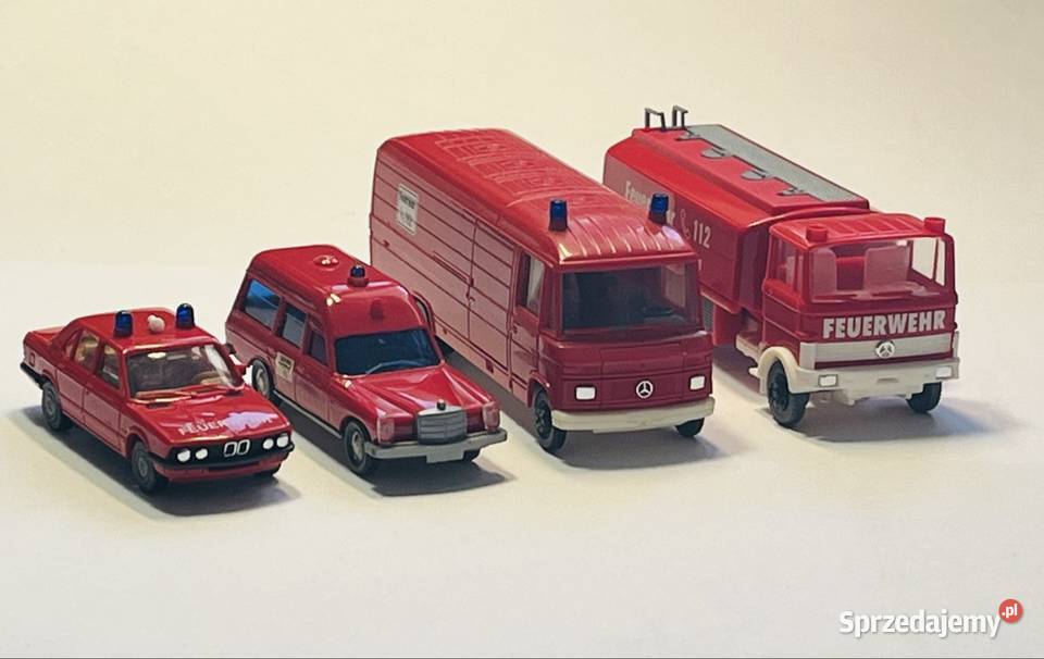 Kolekcjonerski zestaw aut straż pożarna kujawsko-pomorskie Grupa