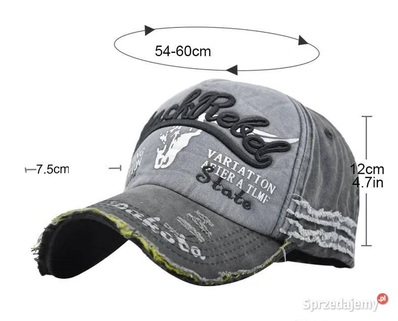 Czapka Baseballowa Sportowa Bawełniana z łódzkie Sieradz