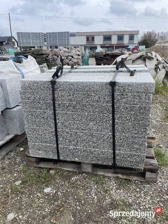Obrzeże Ogrodowe 8x20x100 Szaey Granit Opornik Warszawa