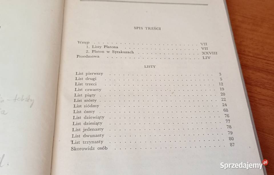 Listy Platon przekł wstęp Maria Maykowska pomorskie