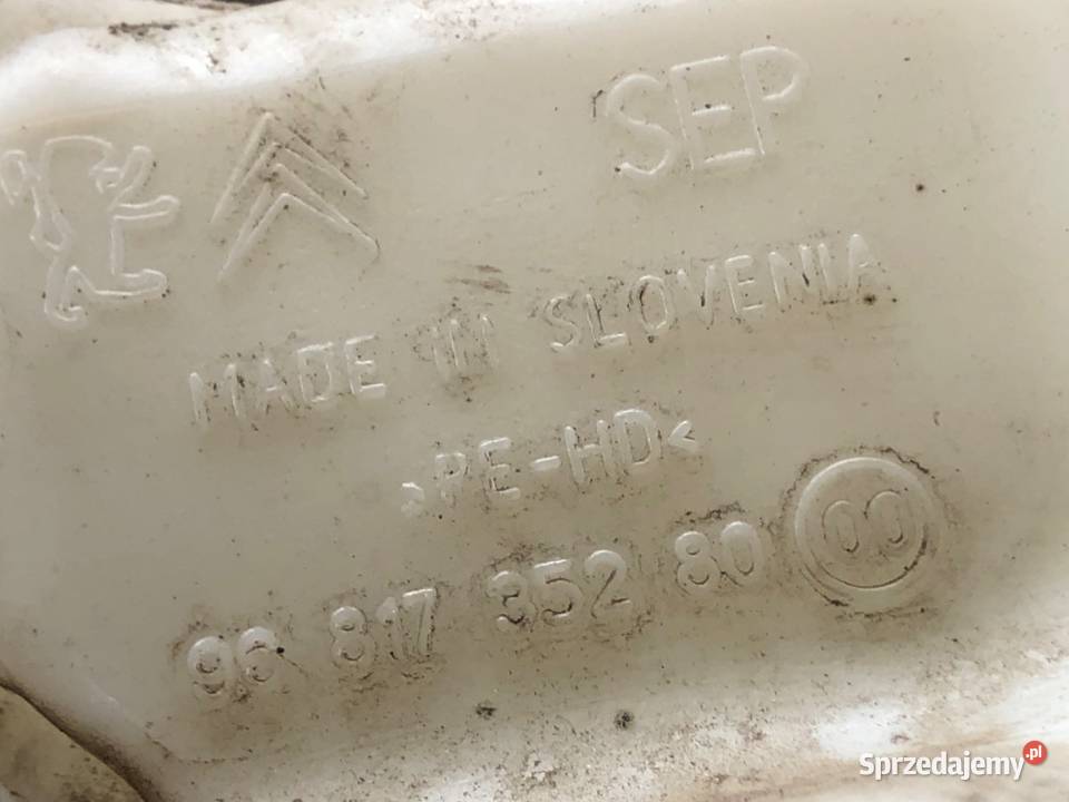 ZBIORNIK SPRYSKIWACZY CITROEN C3 PICASSO