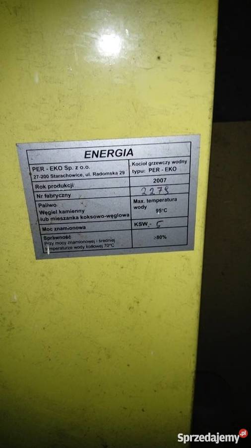 Piec PEREKO KSW 5 mazowieckie Żyrardów