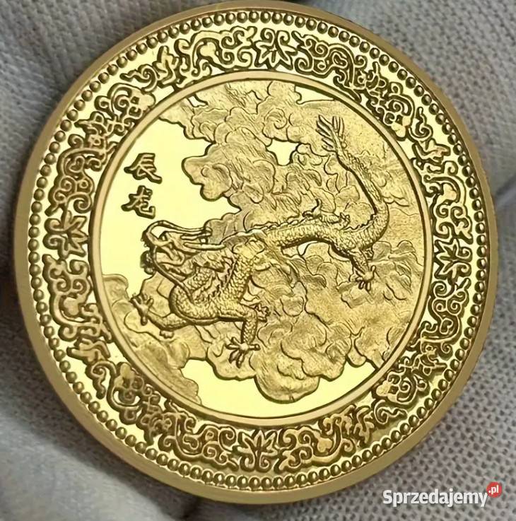 Zestaw kolekcjonerski monet medali Chińskie Warszawa