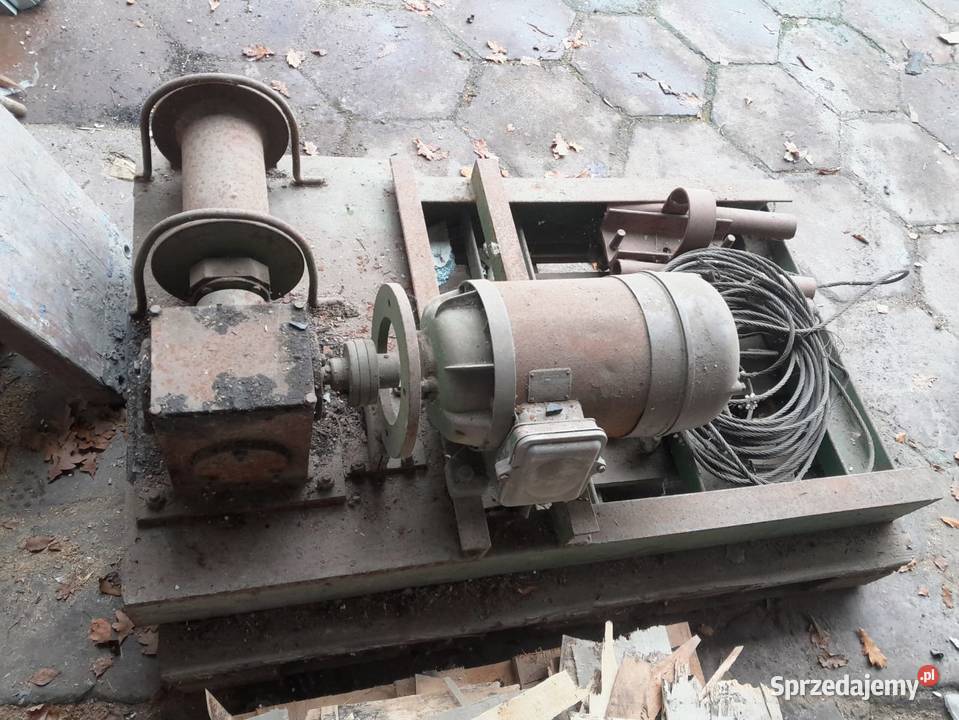 Dźwig budowlany wciągarka 25kW Kościan
