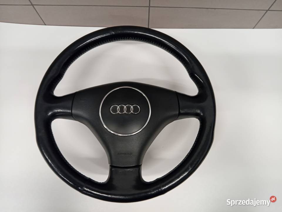 Kierownica skórzana z air bag komplet AUDI A3 8L Gołaszyce sprzedam