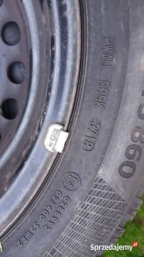 Koła stalowe 4x100 z oponami zimowymi lubuskie Zielona Góra sprzedam