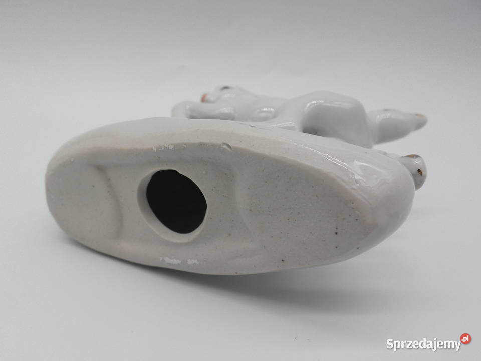 Piękna Porcelanowa Figurka Konie w Galopie wielkopolskie Raszków
