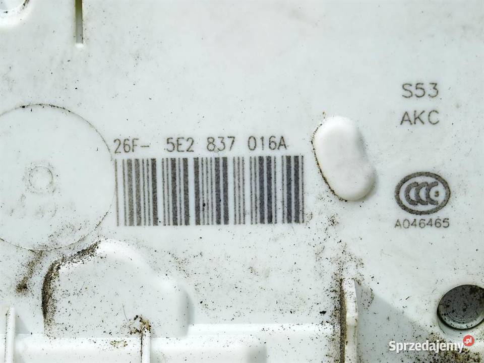 ZAMEK PRZÓD PRAWY SKODA RAPID Hatchback Zamki, wkładki i kluczyki