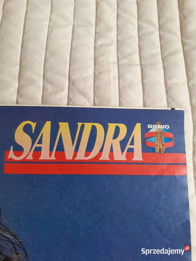 Stary plakat SANDRA BRYAN ADAMS wielokolorowy Gniezno