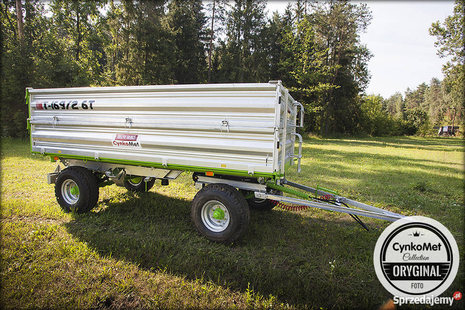 Przyczepa rolnicza dwuosiowa T169 6 T CynkoMet Przyczepy rolnicze Tarnowskie Góry