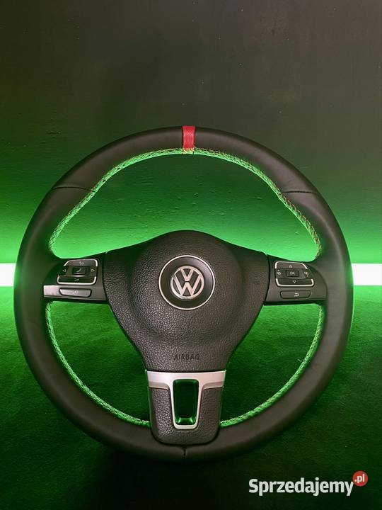Kierownica golf 6 Passat b7 nowo obszyta Części samochodowe Częstochowa