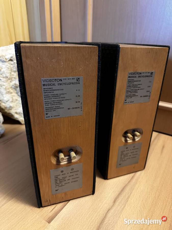 Unikalne Głośniki Videoton Vintage