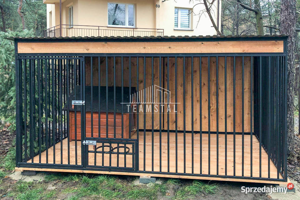 Kojec psów 3x2m Wiatrołap Drewniana podłoga małopolskie Kraków