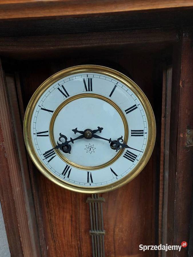 119 Stary zegar ścienny Junghans eklektyczny Antyki pomorskie Tczew