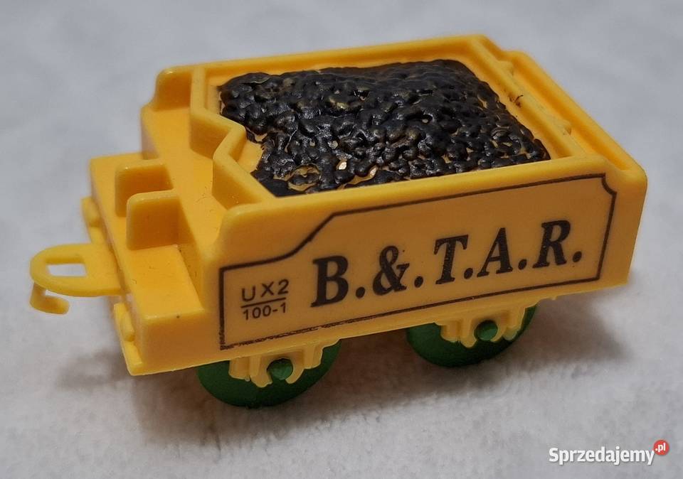 Wagon z węglem wagonik BTAR UX2 1001 6 żółty Samochody i pojazdy Czeladź